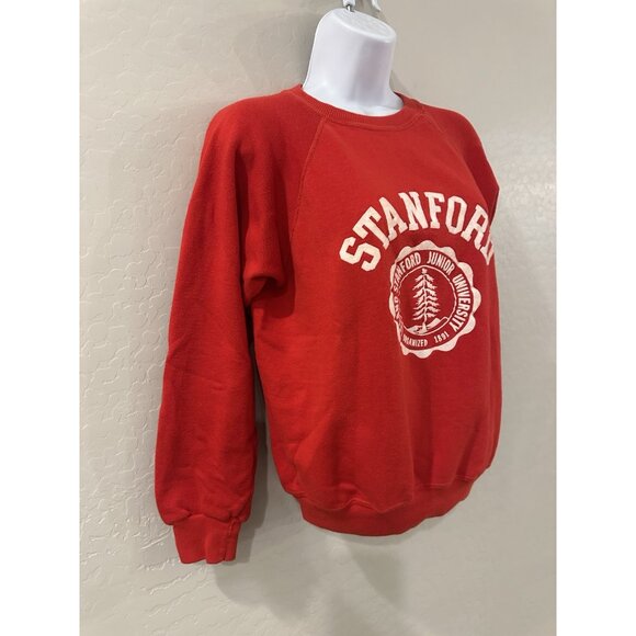 Vintage Collegiate Pacific 70s Stanford Crewneck Sweatshirt Measures Small - Picture 3 of 6